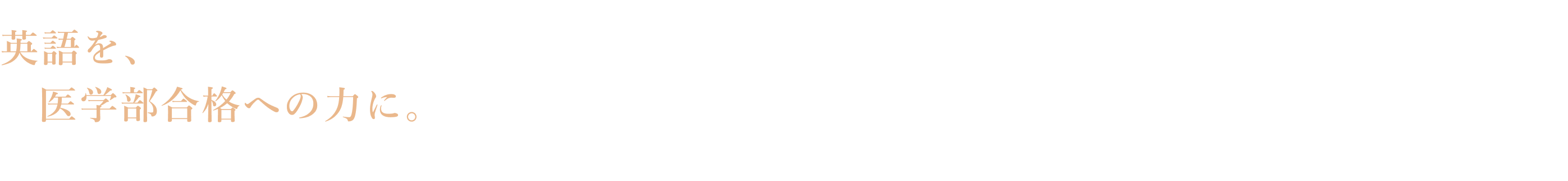 英語を、医学部合格への力に。単語が覚えられない。聞き取れない。読む時間が足りない。何が苦手かもわからない。その症状の原因を確かめ、必要な練習と取り組む順序を設計する。第二言語習得研究の知見を生かした、学び舎東京PLUSの英語指導。